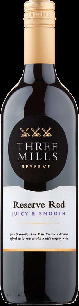 Three Mills Reserve Red Wine 6 x 75cl