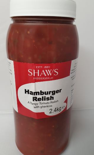 Shaws Burger Relish 2.45g