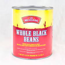 La Mexicana Black Turtle Beans in Brine 2.5kg