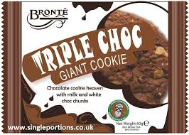 Bronte Giant Triple Choc Giant Cookie 18 x 60g