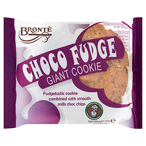 Bronte Giant Chocolate Fudge Cookie 18 x 60g