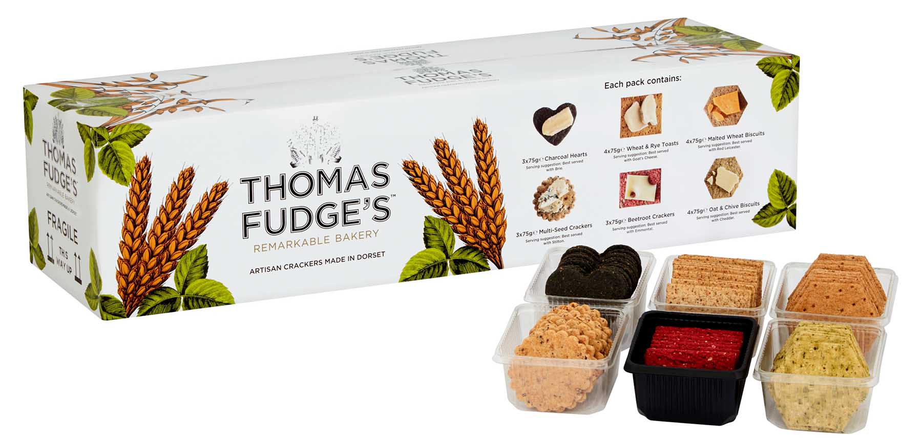 Thomas Fudge Biscuits for Cheese 1.57kg