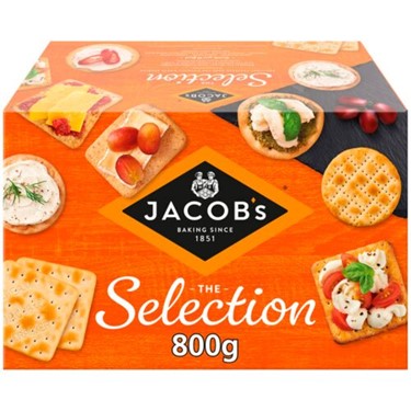 Jacobs Biscuits For Cheese 800g