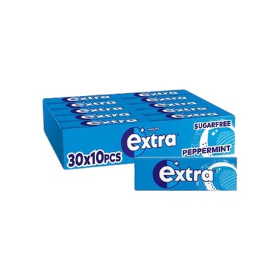 Wrigleys Extra S/F Peppermint Chewing Gum 30s
