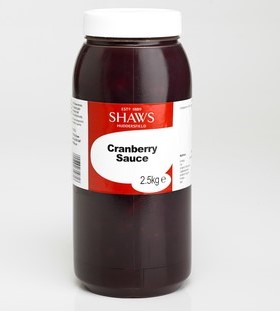 Shaws Cranberry Sauce 2.5kg