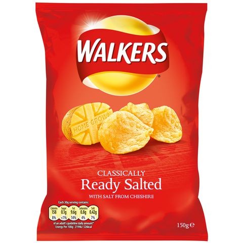 Walkers Ready Salted 32 x 32.5g