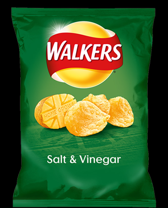 Walkers Salt and Vinegar 32 x 32.5g