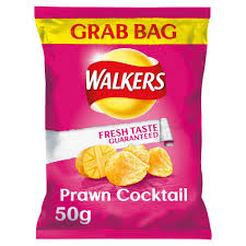 Walkers Grab Bag Prawn Cocktail Crisps 32 x 50g
