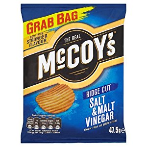 Mccoys Salt & Vinegar Crisps 36 x bag