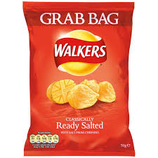 Walkers Grab Bag Ready Salted Crisps 32 x 45g
