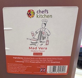 Chefs Kitchen Cooking Madeira 2.5ltr