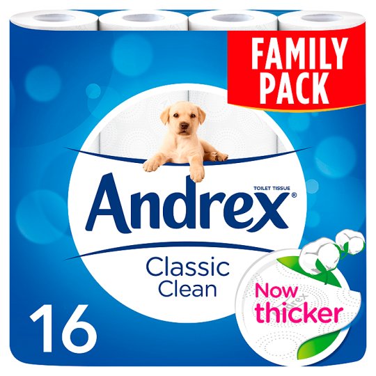 Andrex White Toilet Rolls x 24