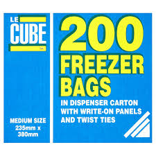 Le Cube Freezer Bags x 200