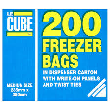 Le Cube Freezer Bags x 200