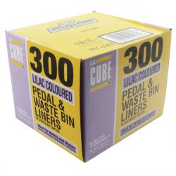 Le Cube Pedal Bin Liners Lilac x 300