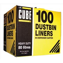 Le Cube Dustbin Liners x 100