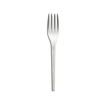 Compostable White cpla Forks x1000