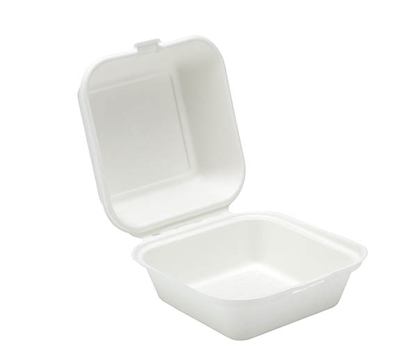 6 Bagasse Burger Box x 125