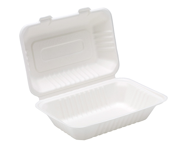 Bagasse Lunch Box 9 x 6   x 125