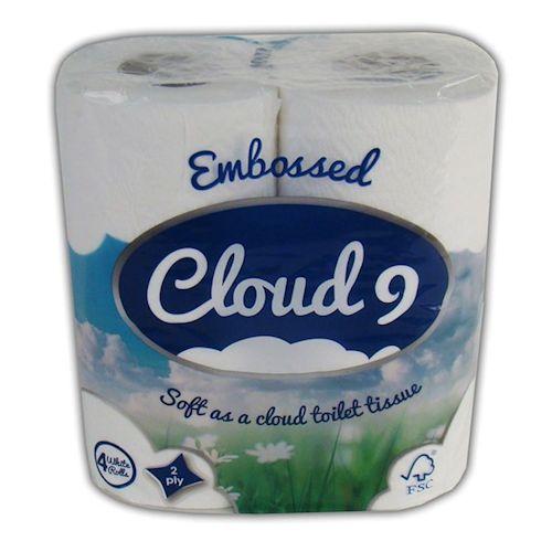 Cloud 9 Toilet Rolls  x40