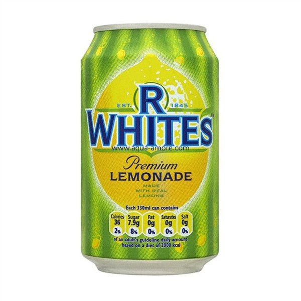 R Whites Lemonade Cans 24 x 330ml
