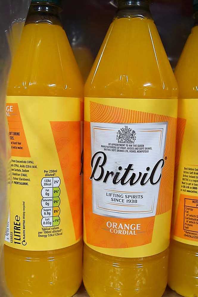 Britvic Orange Cordial ltr