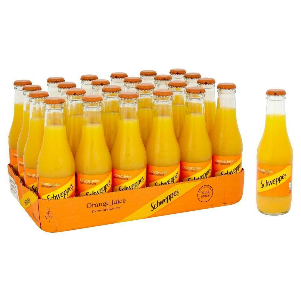 Schweppes Orange Juice 24 x 200ml