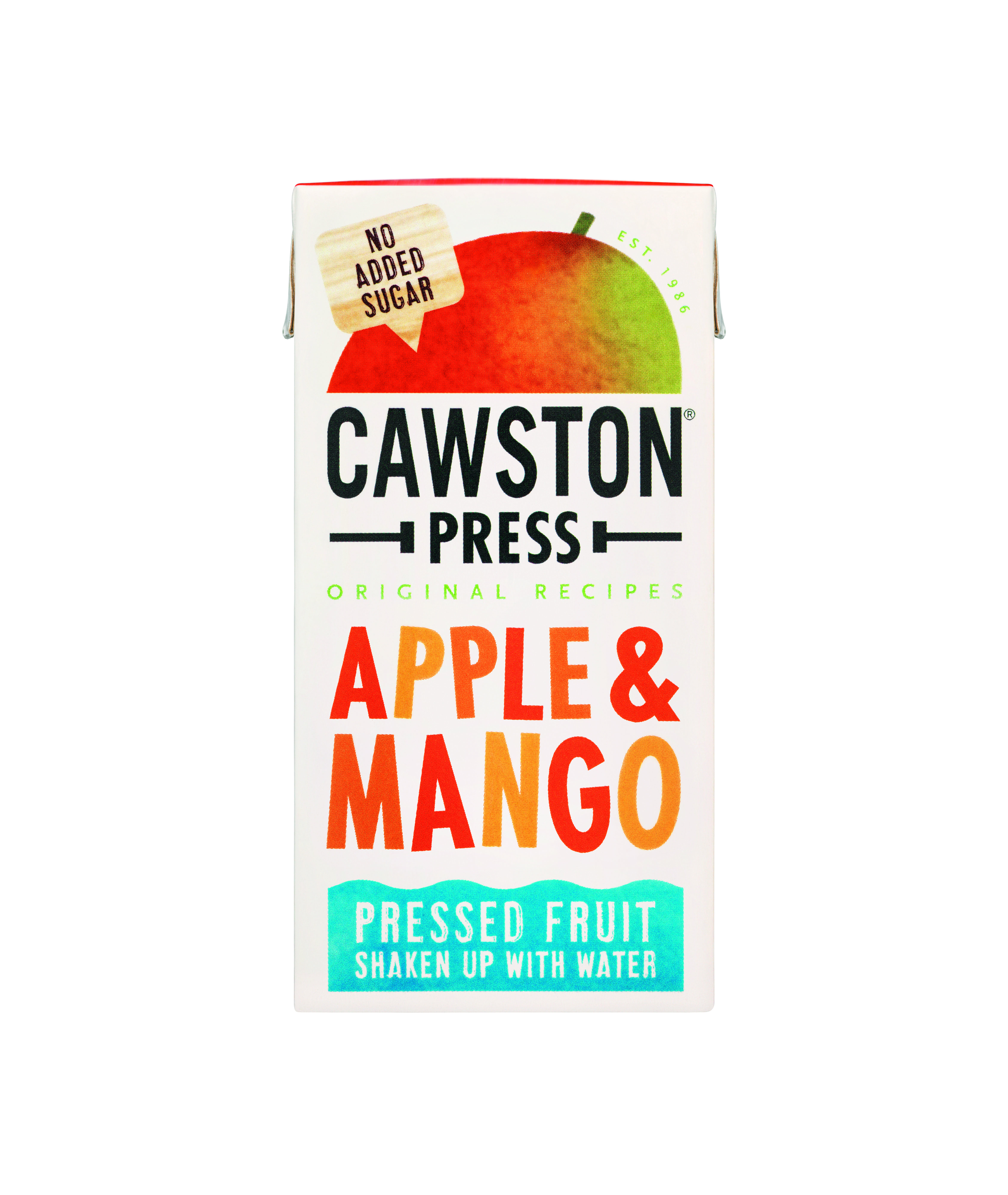 Cawston Press Apple & Mango Fruit Water Cartons 18 x 200ml