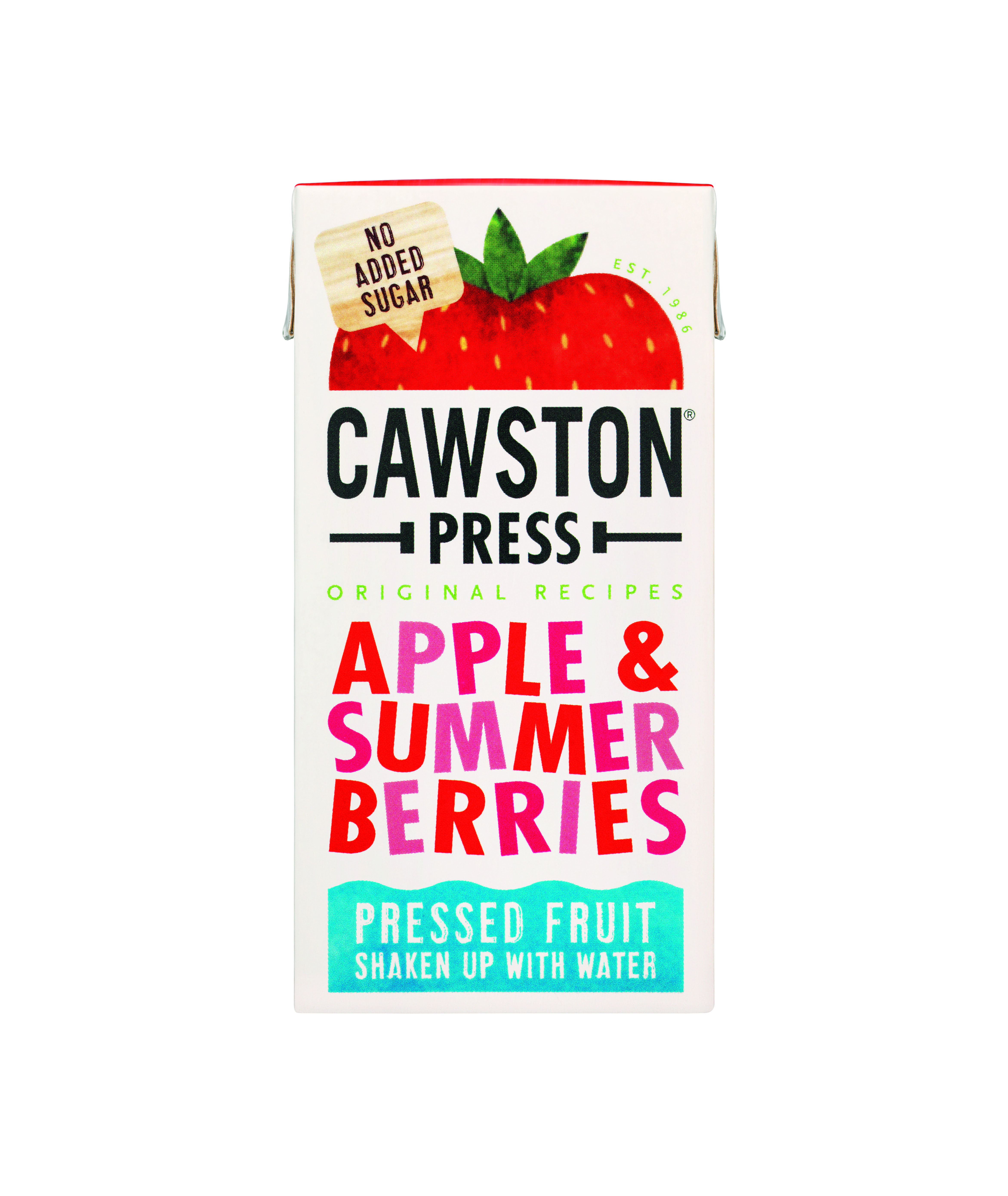 Cawston Press Apple & Summer Berry  Fruit Water  18 x 200ml