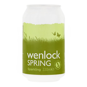 Wenlock Sparkling Spring Water Cans 24 x 330ml