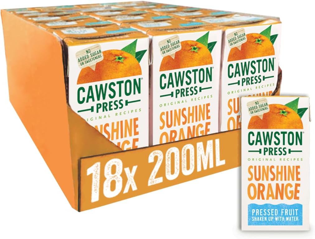 Cawston Press Sunshine Orange 18 x 200ml