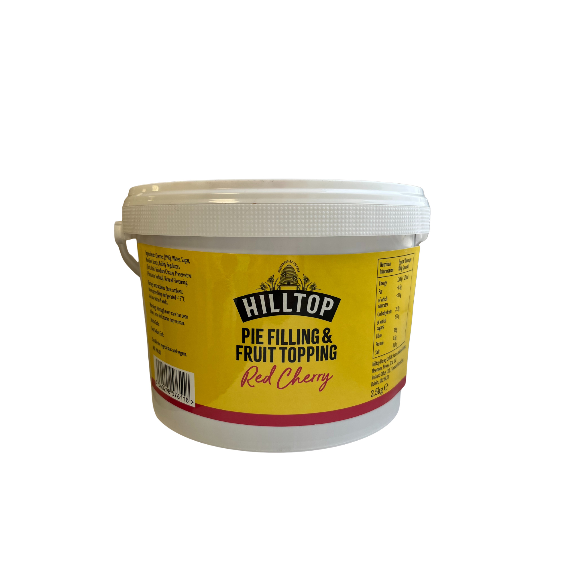 Hilltop Red Cherry Pie Filling 2.5kg