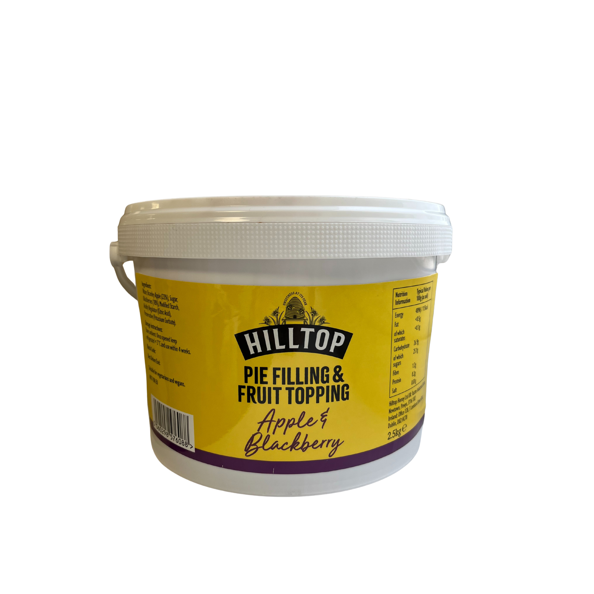 Hilltop Apple & Blackberry Pie Filling 2.5kg