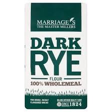 Marriages Dark Rye Flour 1kg