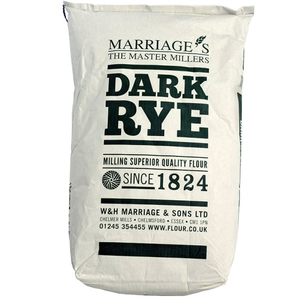 Marriages Dark Rye Flour 16kg