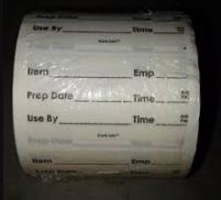 Dissolvable Food Labels x 250