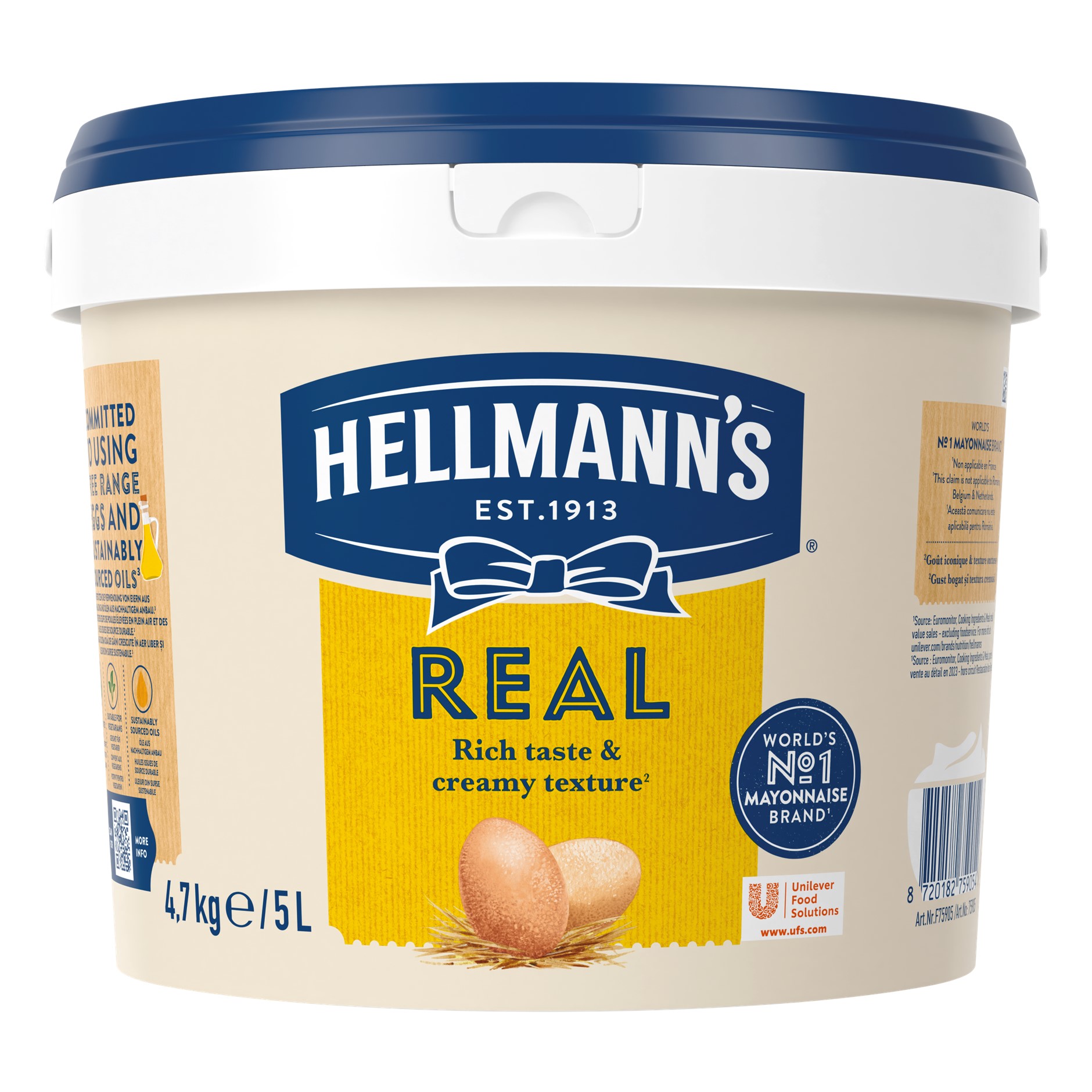 Hellmanns Mayonnaise 5ltr
