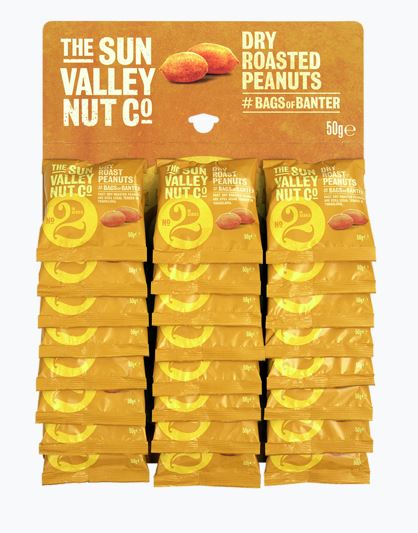 Sun Valley Dry Roast Peanuts 24 x 50g