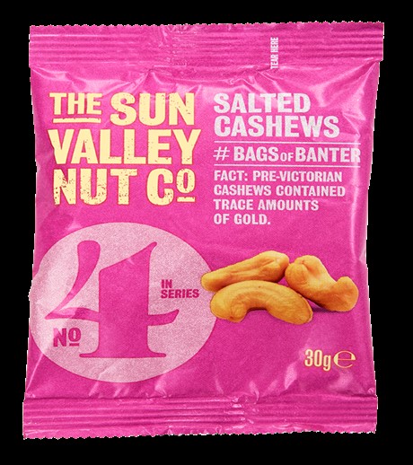 Sun Valley Cashew Nuts 12 x 30g