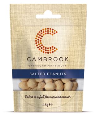 Cambrook Salted Peanuts 24 x 45g