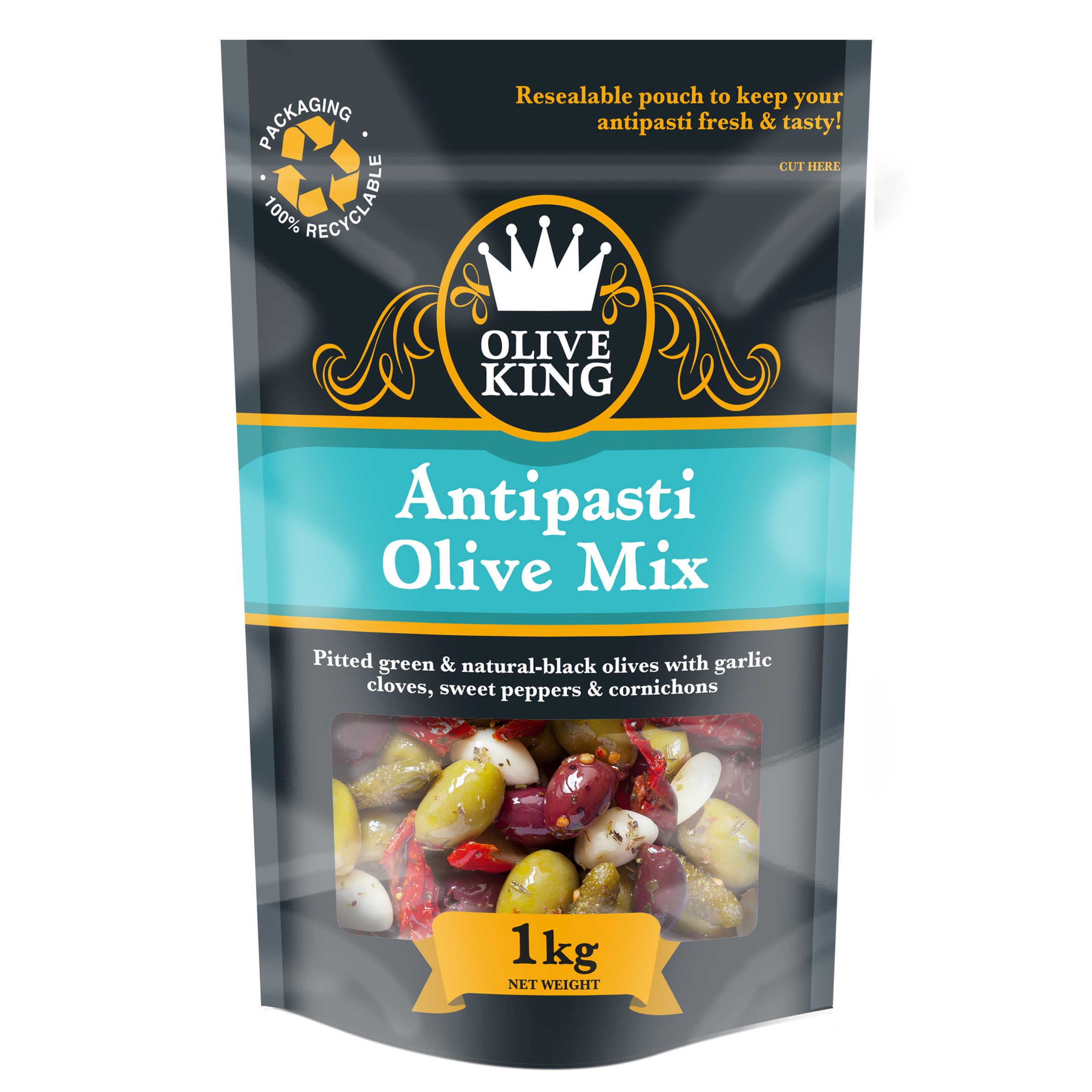 Real Olive Antipasti Olive Mix 1kg