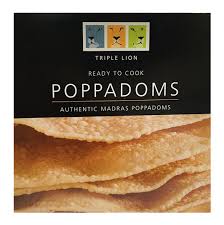 Triple Lion Poppadoms 1kg 88s