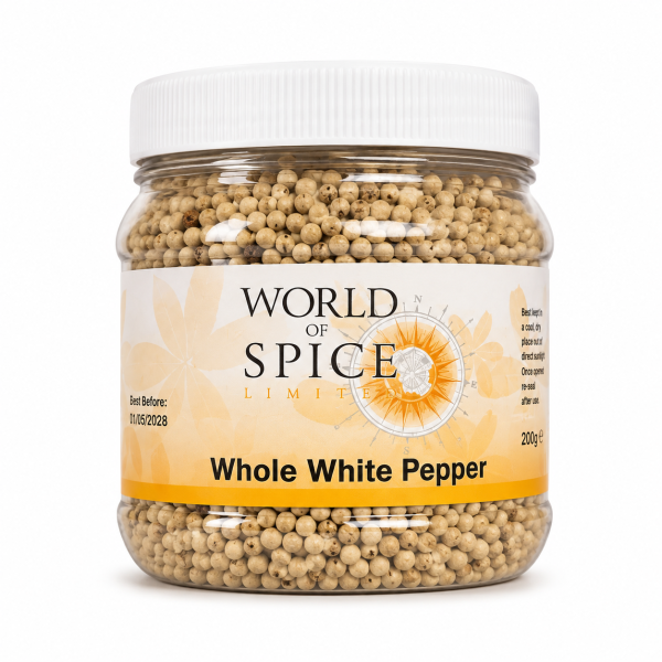 Whole White Peppercorns 525g