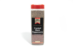 Chef William Cracked Black Pepper 425g