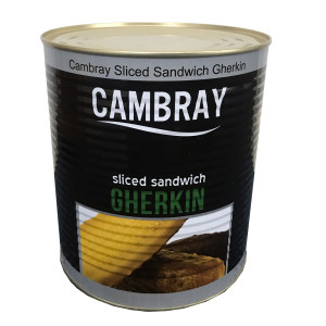 Cambray Sliced Sandwich Gherkins 2.9kg