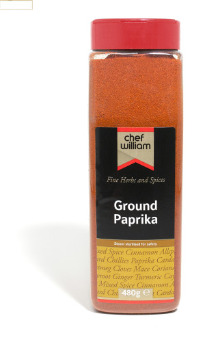Chef William Ground Paprika 480g