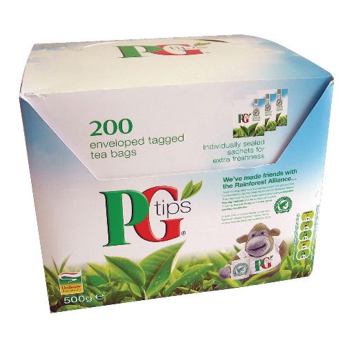 PG Tips Tea Bags Envelopes (200 Pack)