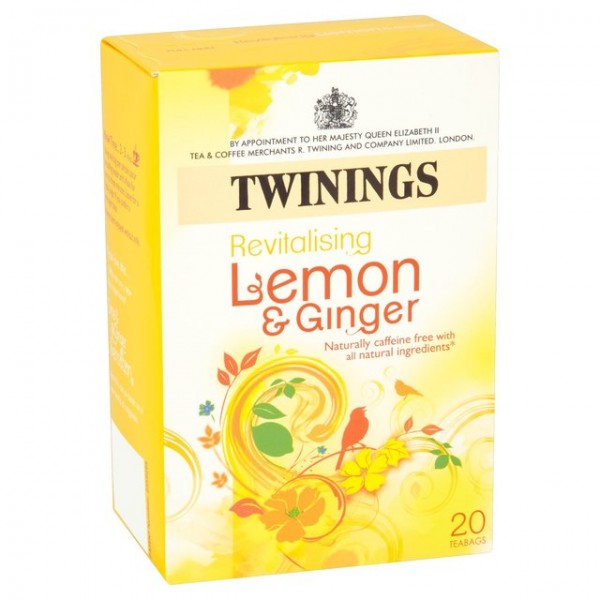 Twinings Lemon & Ginger Envelopes 20s