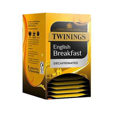 Twinings English Breakfast  Decaff  Envelopes 20s