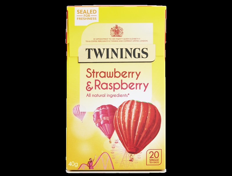 Twinings Strawberry & Raspberry Envelopes 20s